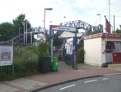 Motspur Park Train Station, London
